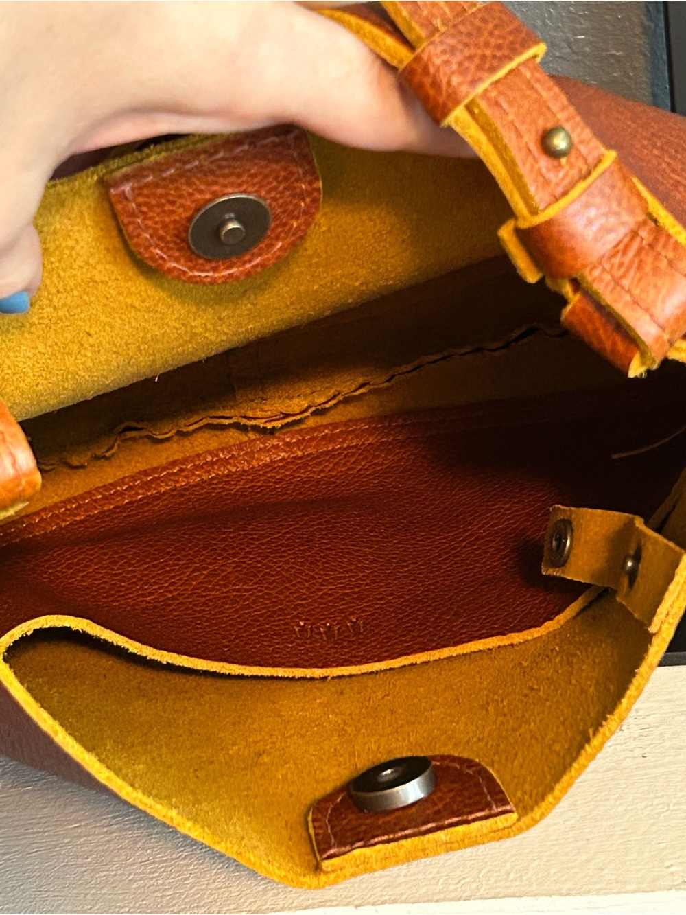 Portland Leather Olivia Shoulder Bag in Sienna - Picture 6 of 8